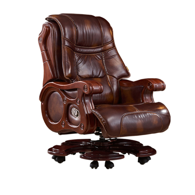 慧采云 办公家具老板椅大班椅可躺可升降带搁脚家用电脑椅办公转椅