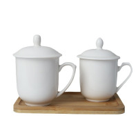 誉雀 T40 金边会议杯 茶杯 (计价单位:个)白色