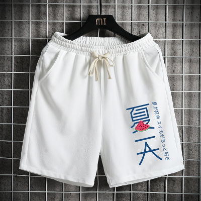 gurunvani短裤男夏季潮牌潮流ins港风男士休闲裤中裤薄款韩版宽松外穿沙滩五分裤