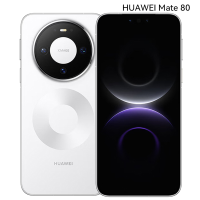 HUAWEI Mate 80 麒麟9020 16GB+512GB 雪域白 第二代红枫影像 鸿蒙AI玄武架构直屏智能手机