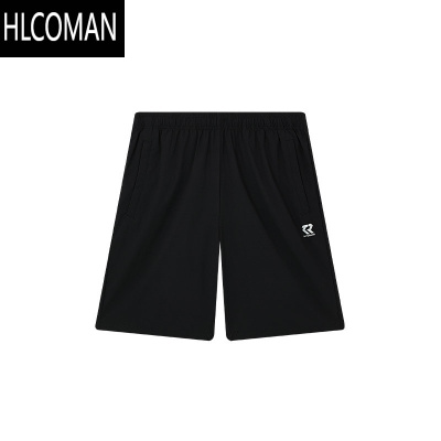 HLCOMAN361运动短裤2025夏季男士直筒宽松速干裤休闲五分裤跑步裤子男裤