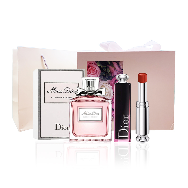 dior/迪奥 魅惑釉唇膏口红#740 dior花漾甜心小姐淡香水edt 50ml 彩妆