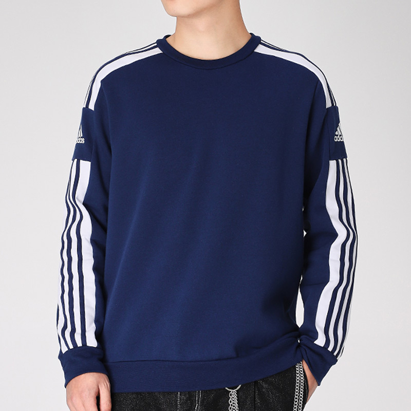 ADIDAS阿迪达斯男装新款卫衣休闲上衣健身保暖轻便加绒套头衫GT6639 ZP