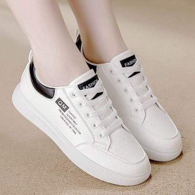 秋季小白鞋新款韩版ins女学生厚底增高皮面透气休闲鞋_3_389