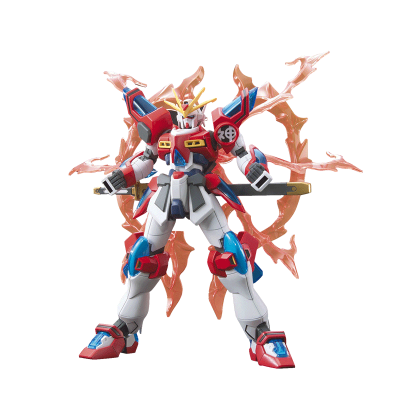 万代(bandai)hg bf 1/144 创战者 高达拼装模型 敢达玩具 43神木燃焰