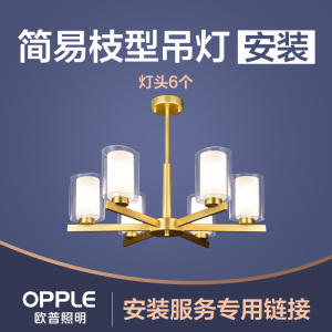 欧普照明(OPPLE)安装链接 需要提供安装服务的请拍下相应的链接(此链接需单独拍下)