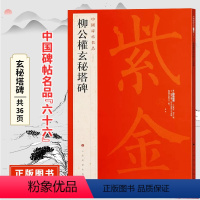 [正版]中国碑帖名品六十六柳公权玄秘塔碑 原碑帖附释文注释繁体旁注 柳体楷书书法毛笔字帖 上海书画出版社