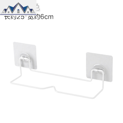 铁艺拖鞋架家用浴室卫生间免打孔鞋子收纳架置物架壁挂式毛巾挂架 三维工匠