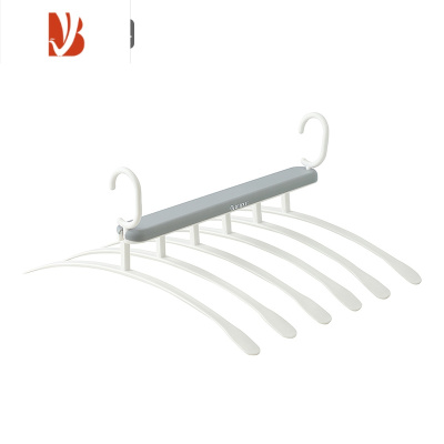 三维工匠多衣架可折叠多层家用挂衣服魔术挂钩省空间衣柜收纳器