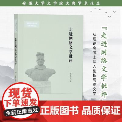 走进网络文学批评 安徽大学文学院文典学术论丛 16开平装 探讨网络文学批评的理论与实践问题 洞悉网络文学批评的基本面貌重
