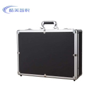 酷美智悦 黑色手提收纳箱43.5*32*13.5cm KM-XS478 个