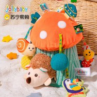 jollybaby婴幼儿抽抽拉拉乐玩具手部精细推车挂件摇铃宝宝安1663