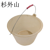 杉外山 牛筋桶 建筑用泥瓦工塑料灰桶 直径32cm 个