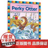 自然拼读一起学 :水獭珀奇(元音组合er)Let‘s Read Together: Perky Otter英语绘本 美国