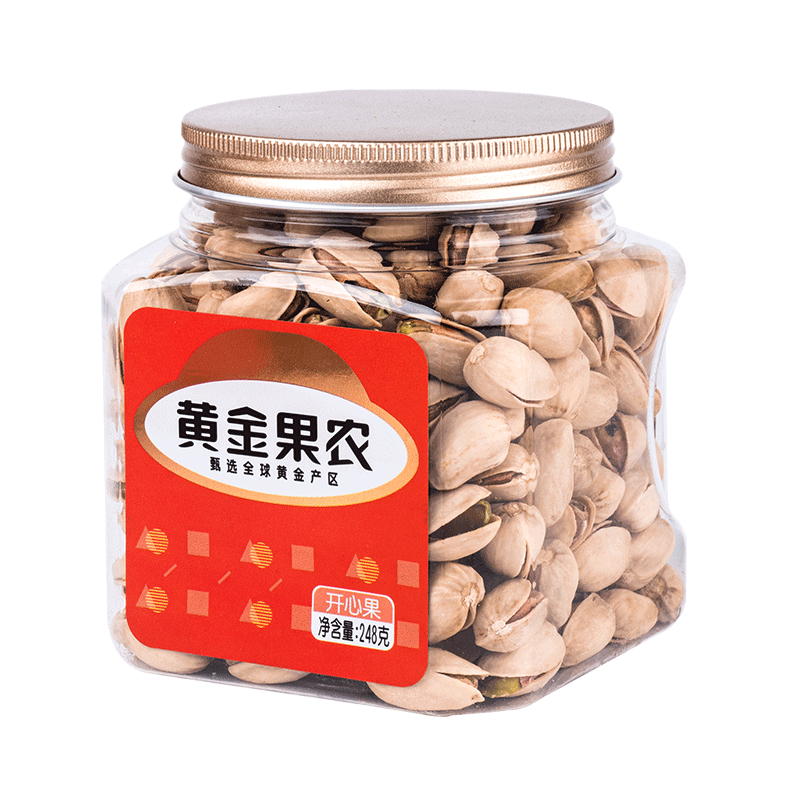 黄金果农开心果248g