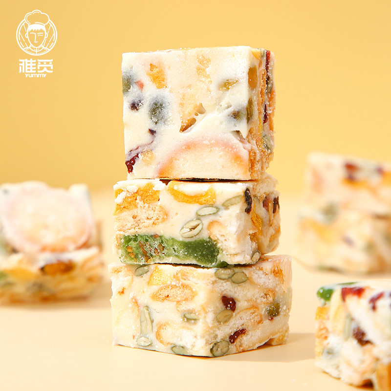奶酥雪花酥休闲零食点心牛轧酥糖办公室小吃下午茶中式糕点追剧