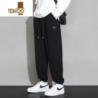 YANXU卫裤子男款休闲长裤新款学生宽松潮流夏季九分束脚运动裤