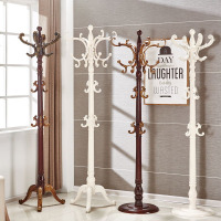 欧式实木衣帽架落地衣架卧室挂衣架简约时尚厅衣挂架收纳衣服架