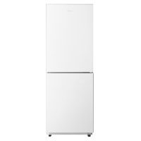 美的(Midea)186升两门二门双开门节能低噪租房小型迷你家用电冰箱MR-195WE白色 风冷无霜迷你小冰箱国补