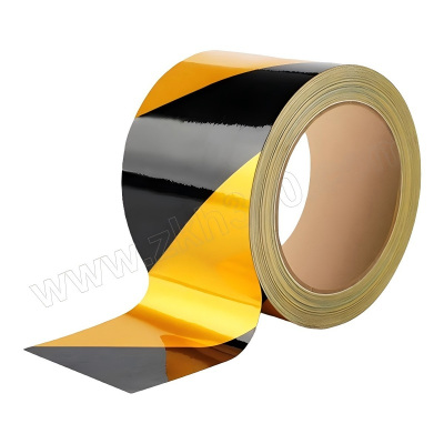 途务 反光警示胶带 黄黑宽5cm*50m 卷