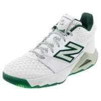 新百伦(New Balance)女款Coco签名版网球鞋白绿拼色高帮稳定支撑