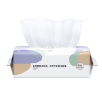 洁丽雅一次性洗脸巾棉柔巾洁面巾洗脸毛巾擦脸巾单包装 20*20cm 90抽/包