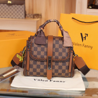 MKJ欧美时尚百搭棋盘格盒子小方包包女2023新款经典老花箱子轻奢单肩手提包小包