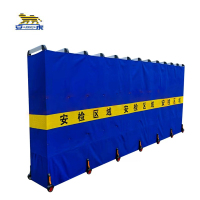 安虎 铝型材伸缩围栏 高2.2m*宽450mm 米