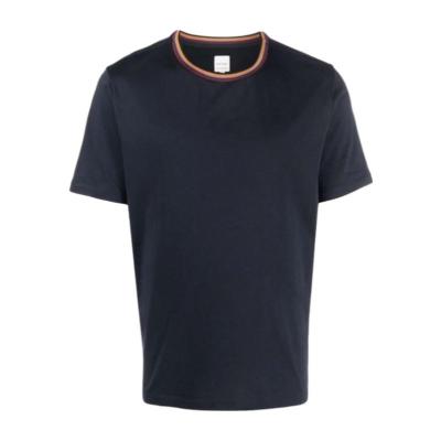 Paul Smith条纹圆领棉质宽松运动风男装T恤