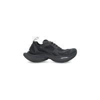 Balenciaga/巴黎世家女士轻便透气圆头运动休闲跑鞋银边厚底增高
