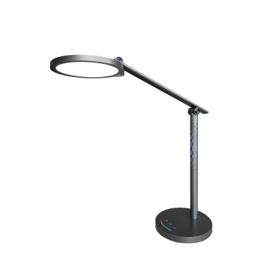 晫安联 ZP7208 AC220V 12W IP65 3500K-4500K LED 多功能护眼台灯 黑色