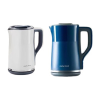 摩飞电水壶提放无忧热水超快双层隔热壶身MR6072(颜色随机)