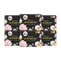 高洁丝 臻选系列极薄纯棉卫生巾夜用280mm6片*6包