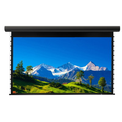 经科JK电动遥控拉线投影幕布N4-FL/1t拉绳正投软幕133寸16:10