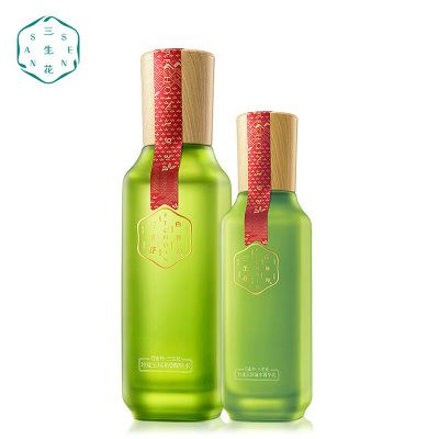 百雀羚三生花护肤品化妆品套装水乳玲珑玉润补水保湿男女适用(醒肤水100ml+乳液70ml)官方旗舰店正品保证