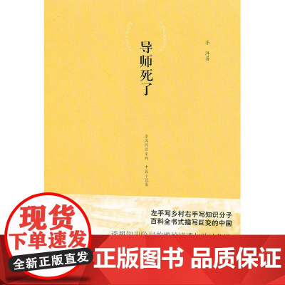 李洱作品系列-导师死了