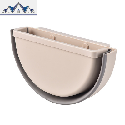 厨房垃圾桶家用挂式折叠悬挂分类客厅卫生间车载壁挂厕所大号纸篓 三维工匠