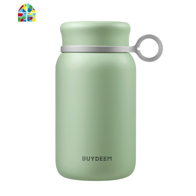 保温杯女男学生便携316不锈钢儿童迷你可爱小仙女斜跨水杯子 FENGHOU 本白色