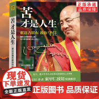 正版新书 苦才是人生 索达吉堪布 著 甘肃人民美术出版社 275页