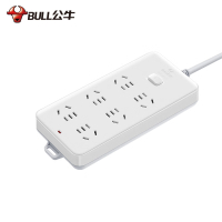 公牛 新国标插座/接线板 GN-109K 6位总控 1.8米