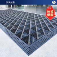 易企采 单刷灰色商用门口地垫户外脚踏垫防滑垫耐磨脚垫地毯蹭土垫门厅蹭脚垫 单位:平方