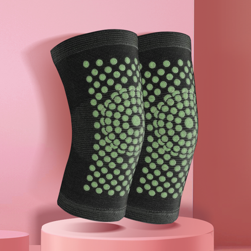 凯速(Kansoon) KP15*2艾草自发热点阵护膝黑色-两双装