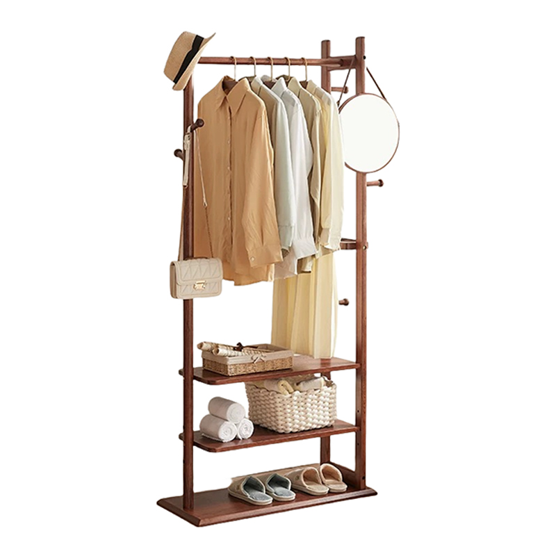 红缅 白蜡木衣帽架 HM-YGP-001 个