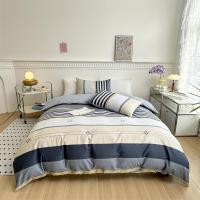 约克罗兰家纺亲肤套件地中海全棉四件套