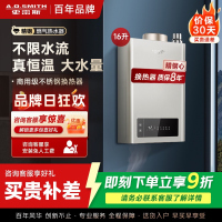 史密斯 16升燃气热水器 不锈钢换热器8年包换 负压燃烧更安全 恒温大水量 家用5系列