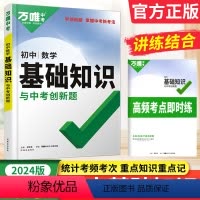 数学 初中通用 [正版]2024新版万唯基础知识与中考创新题 初中数学七八九年级专项训练全国通用版 基础题数学初一初二初