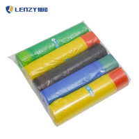 韧知 垃圾袋 抽绳款45*50 1卷15个(颜色随机)15卷