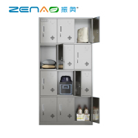 振奥 201不锈钢更衣柜员工储物柜多门柜寄存包柜鞋柜/台(十二门201不锈钢)