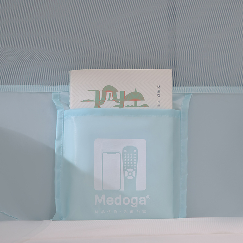 美帮汇免安装蒙古包蚊帐夏季三开加密加厚可折叠1.5m1.8米家用