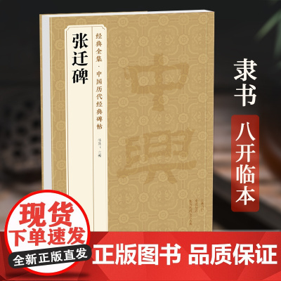 经典全集 《张迁碑》中国历代碑帖精粹译文简体注释东汉代隶书毛笔字帖书法成人学生临摹帖练古帖练字中国美院出版社 杨建飞